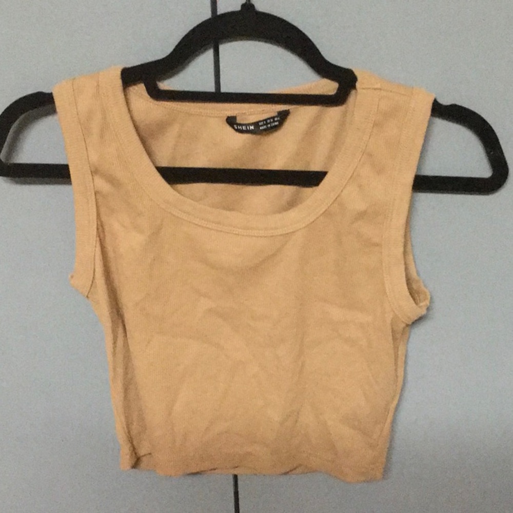 Size large brown tank